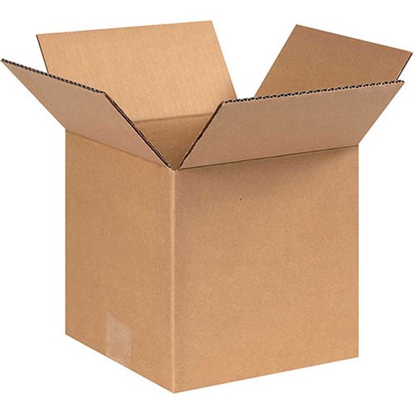The Packaging Wholesalers 8 x 8 x 8 Cube Cardboard Corrugated Boxes BS080808